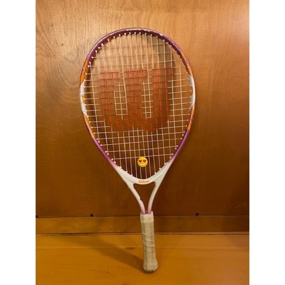 Wilson Serena 21 Junior Tennis Racket Pink White Purple 3 1/2 Grip 6.7oz